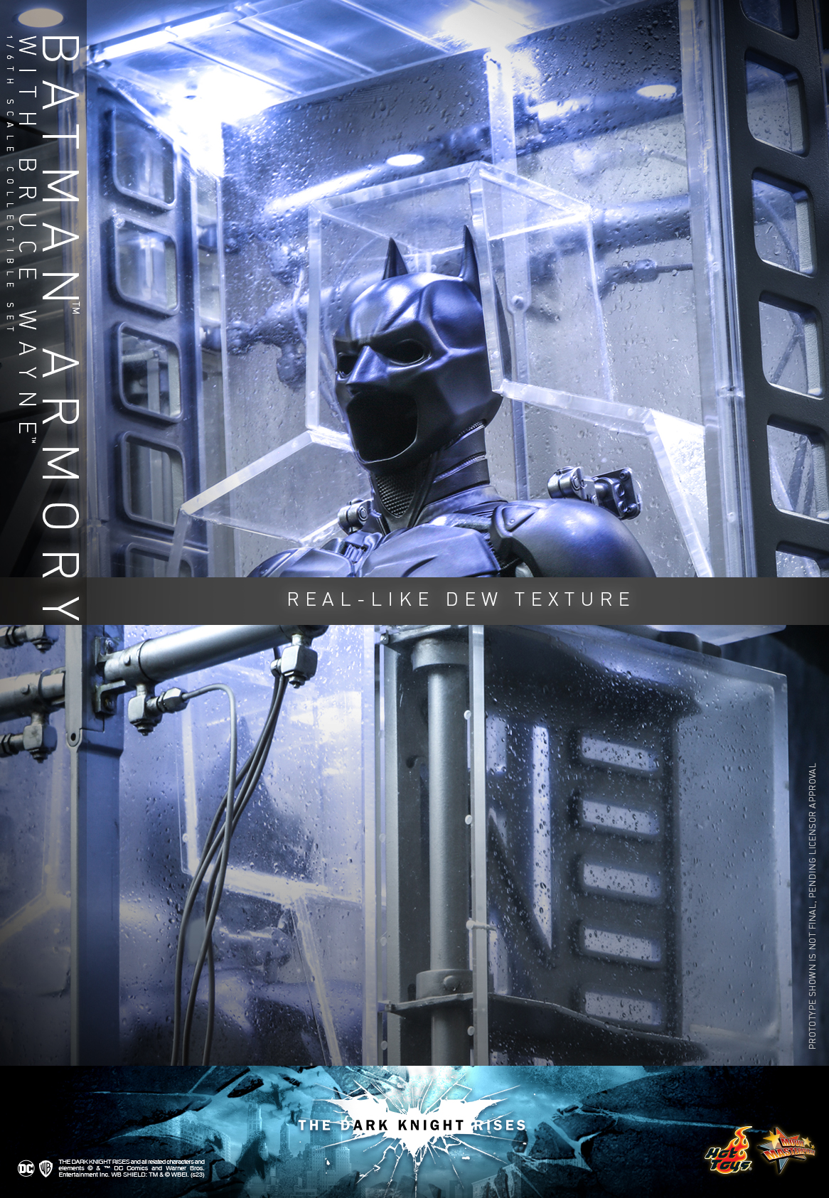 Hot Toys MMS702 1/6 The Dark Knight Rises - Batman Armory with Bruce Wayne