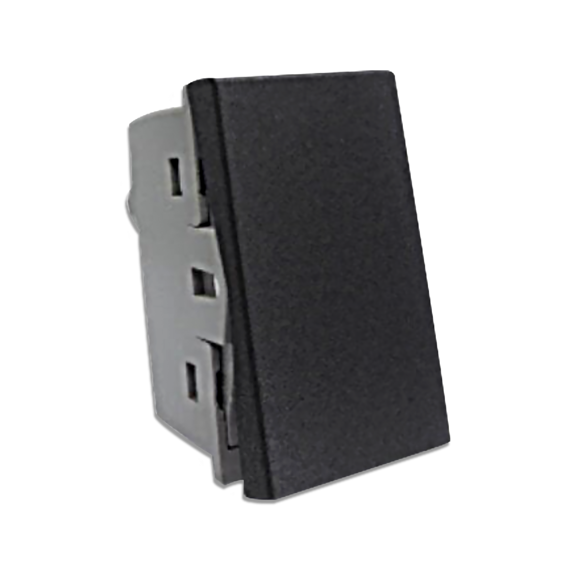 NANO สวิตช์ 2 ทาง 16A 250V ขนาด 1 ช่อง Urban series สีดำ รุ่น UR-SW201B (20 ชิ้น/กล่อง)