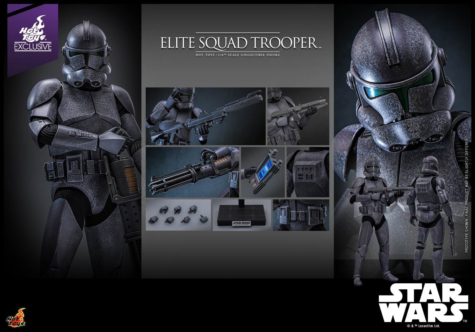 Hot Toys TMS150 Star Wars: The Bad Batch - Elite Squad Trooper [Hot Toys Exclusive]