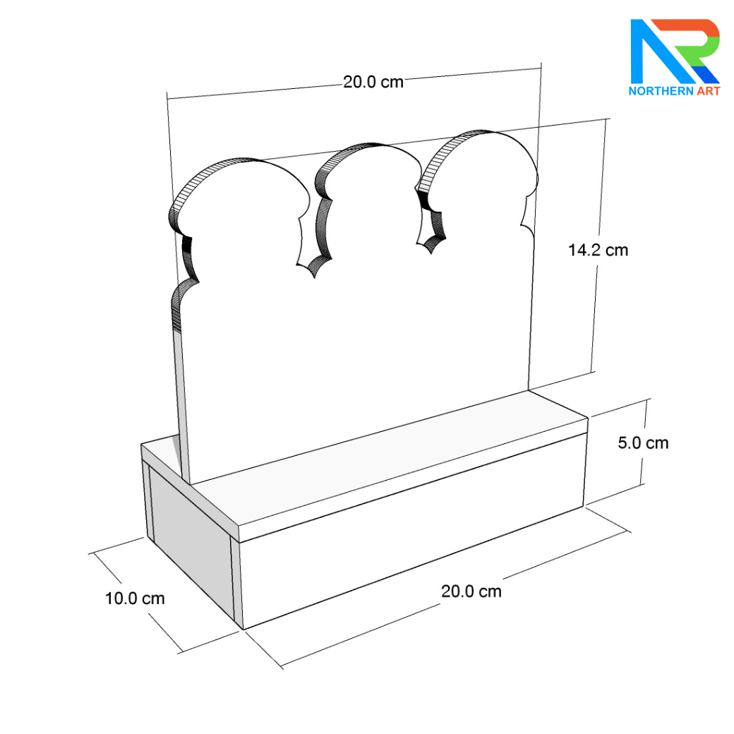 ชั้นวางสินค้าพลาสวูด 5 ชั้น ขนาด (W)46.6 x (D)30 x (H)152.5 cm. พร้อมงานพิมพ์ พลาสวูดหนา 8 มม. สั่งผลิตตามแบบ