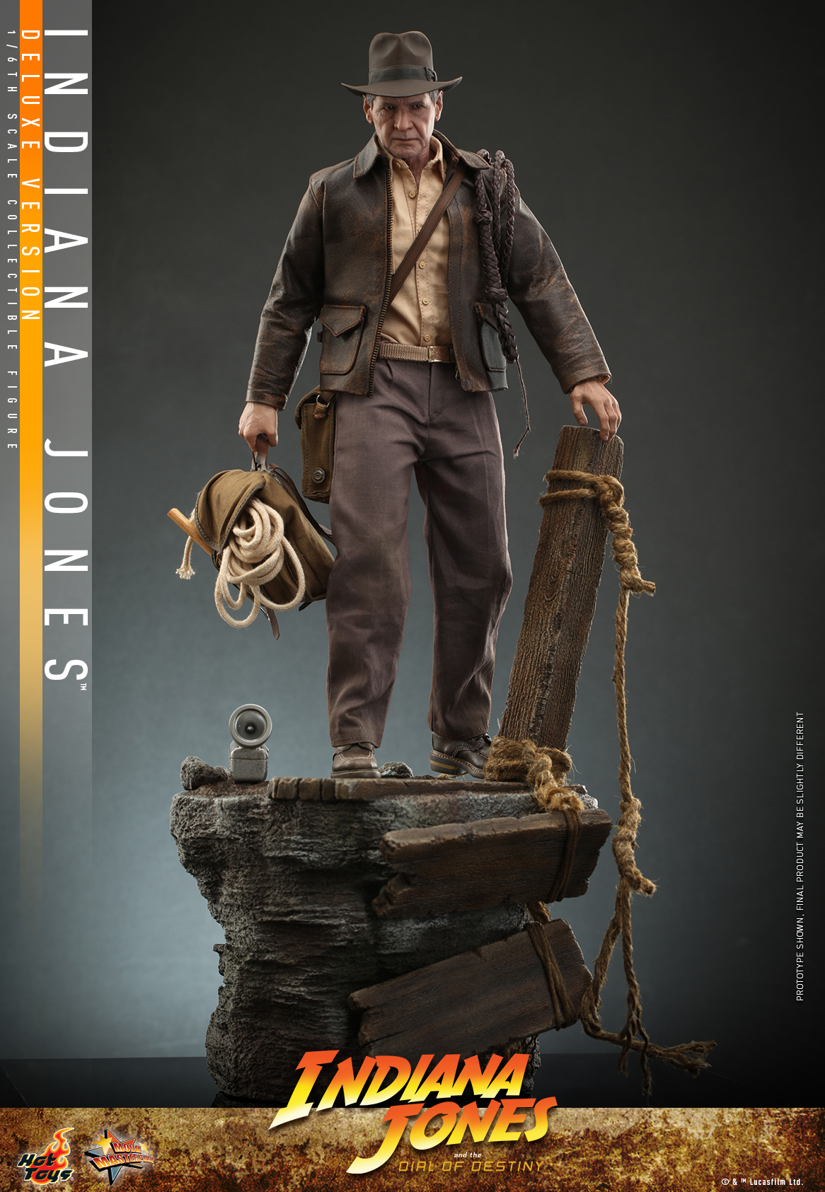Hot Toys MMS717 1/6 Indiana Jones and the Dial of Destiny - Indiana Jones (Deluxe Version)