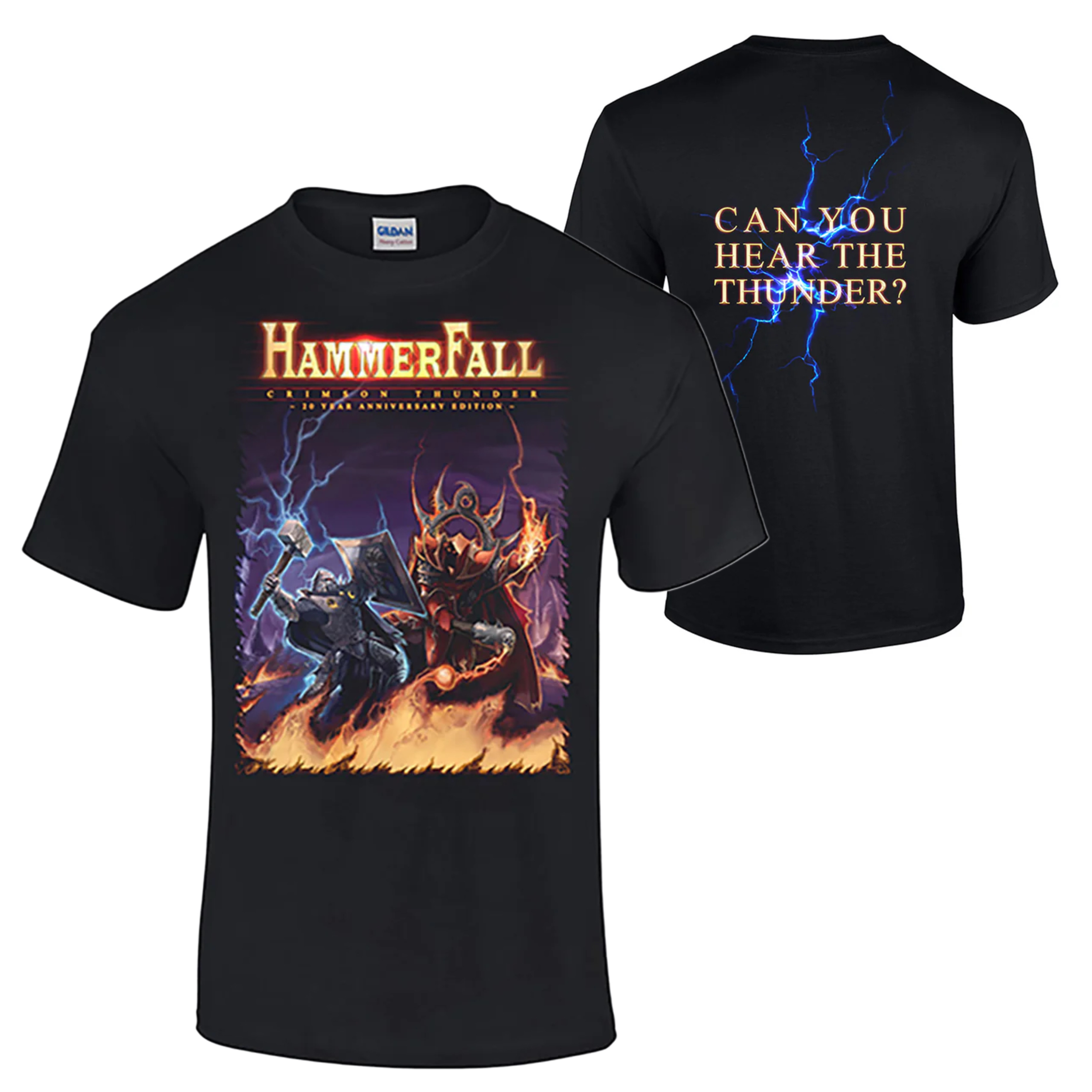 🇺🇸[PREORDER] เสื้อวง HAMMERFALL T-SHIRT รวมลายสุดฮิต ลิขสิทธิ์แท้จาก USA
