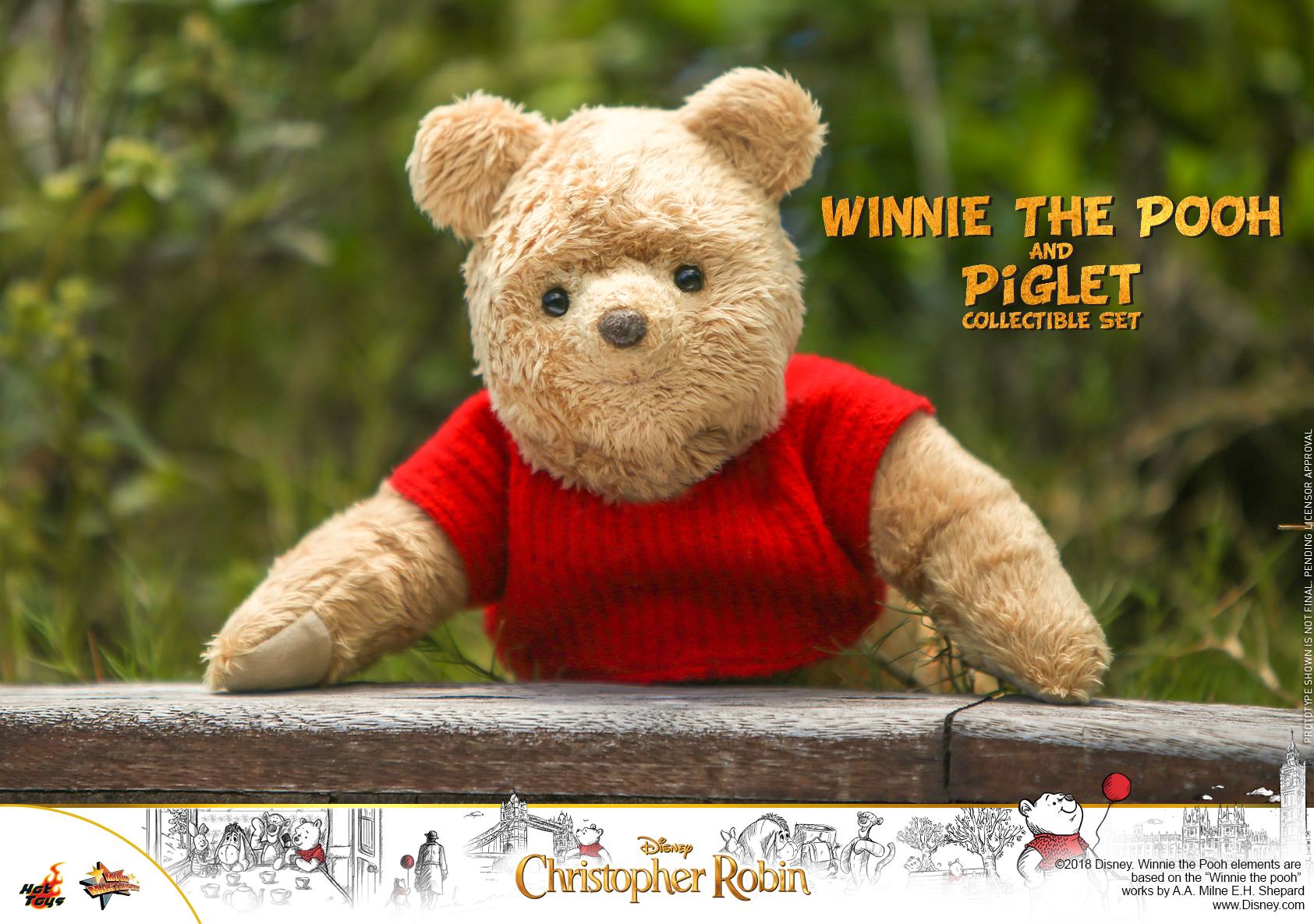 Hot Toys MMS503 CHRISTOPHER ROBIN - WINNIE THE POOH AND PIGLET