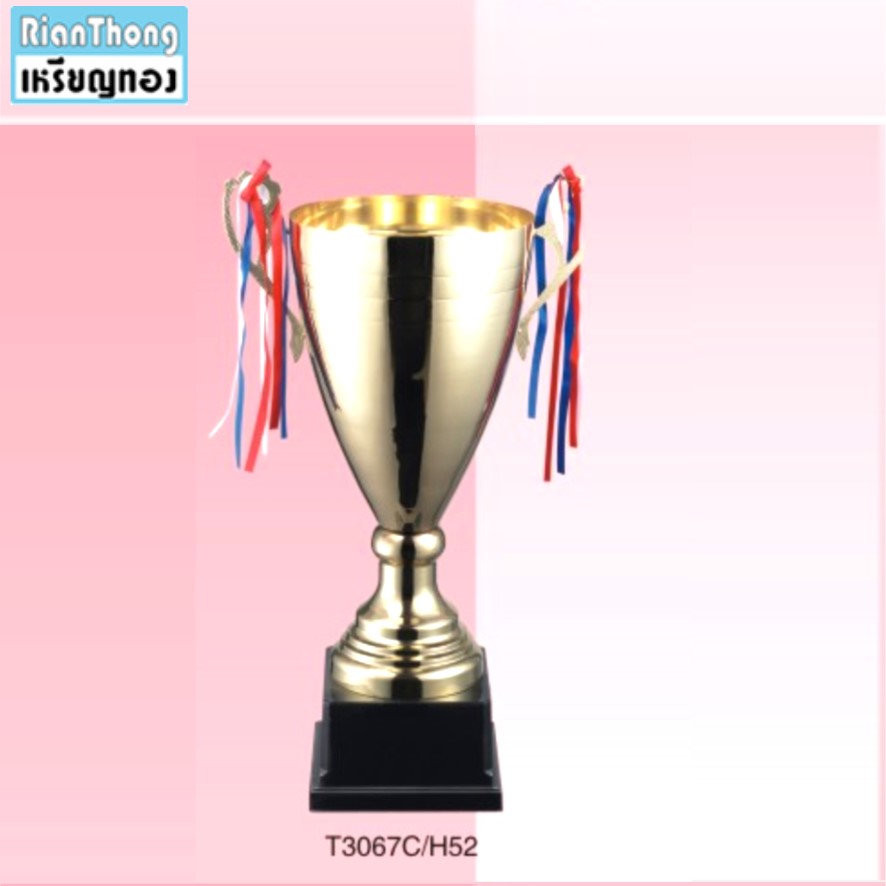 TPZ306 ถ้วยรางวัลโลหะ ZINC (ถ้วยใบใหญ่)