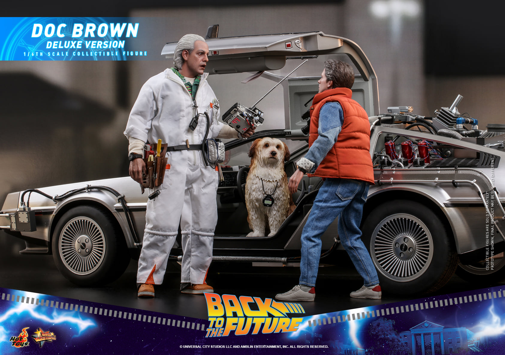 Hot Toys MMS610 1/6 Back to the Future - Doc Brown (Deluxe Version)