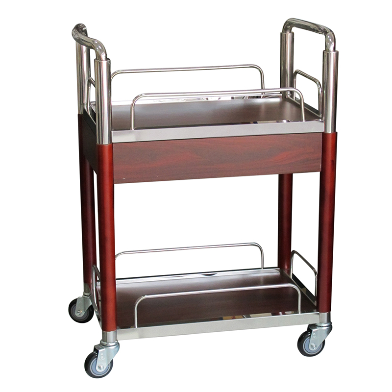 Liquor or Drinking Trolley 2 Layer 2 handles 1401-008