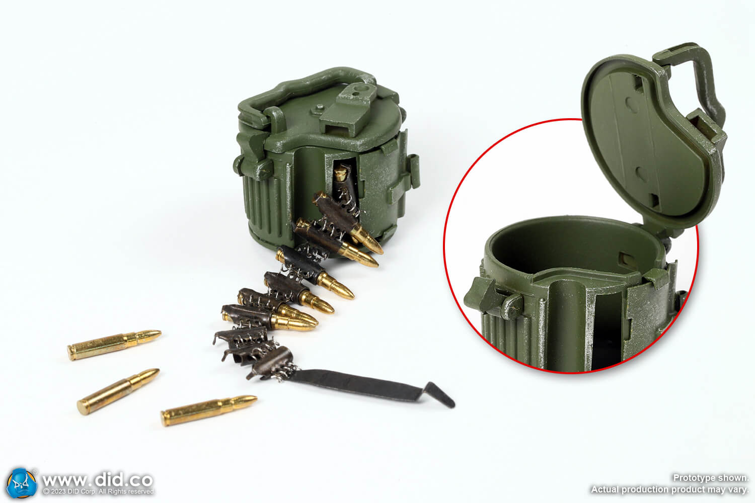 DID D80169 1/6 WWII German 12th SS Panzer Division MG42 Gunner – Otto