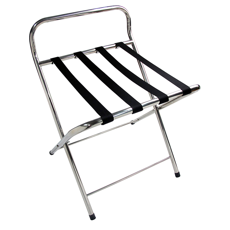 Stainless Luggage rack four polyester lines and leaning 0609-045