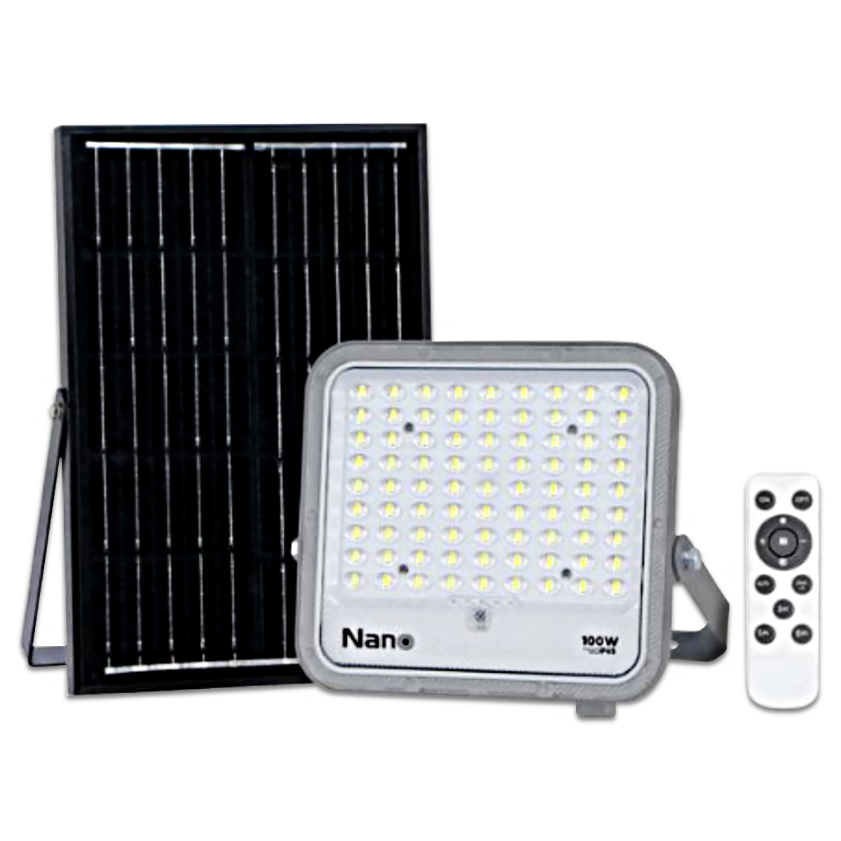 NANO Solar Flood Light โคมฟลัดไลท์ พลังงานแสงอาทิตย์ (พร้อมรีโมท)