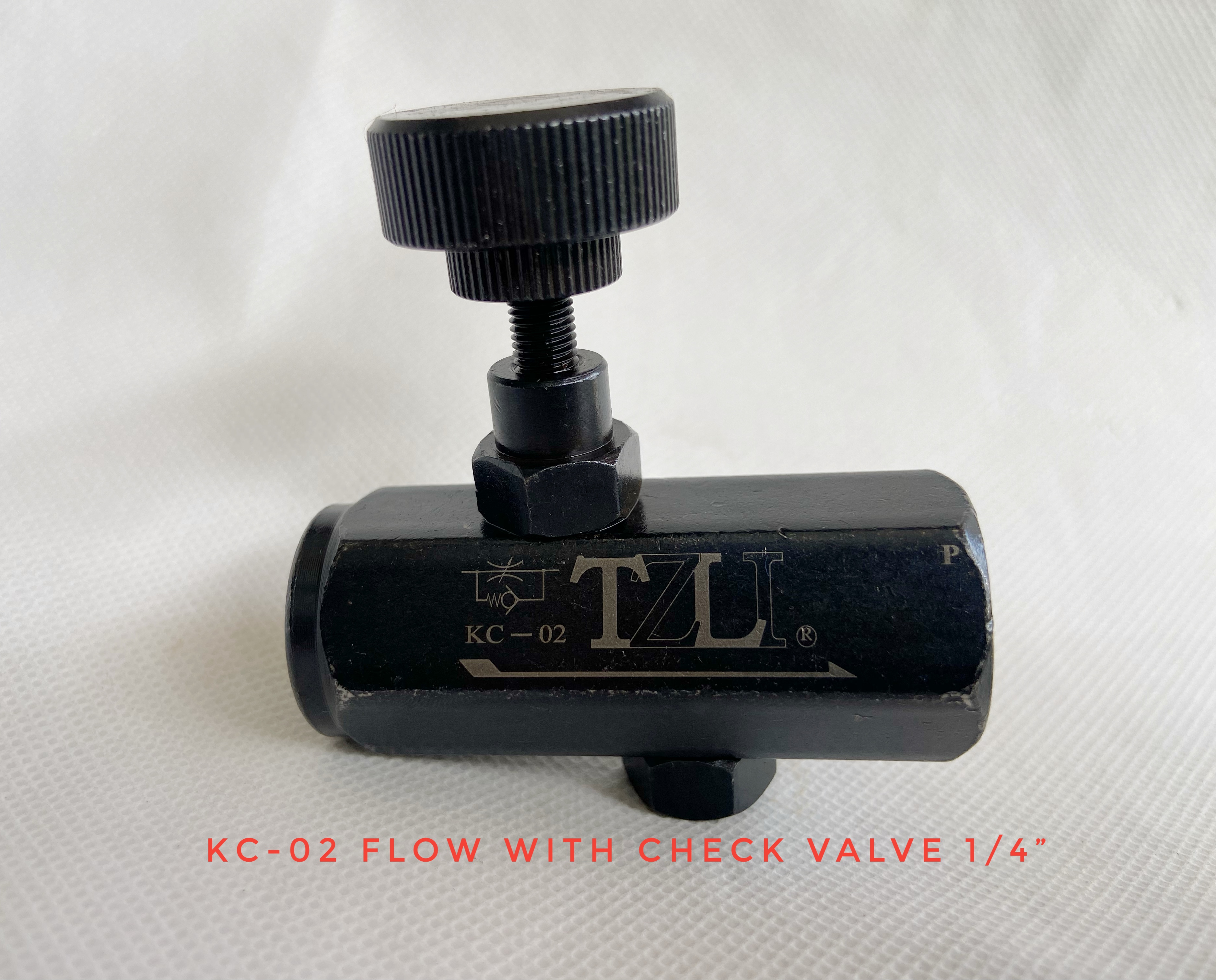 KC-02 Flow with check valve 1/4''