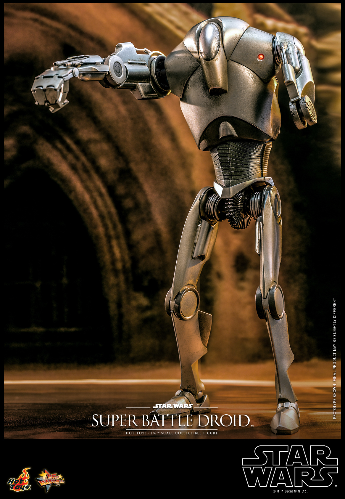 Hot Toys MMS682 1/6 Star Wars: Attack of the Clones™ - Super Battle Droid™