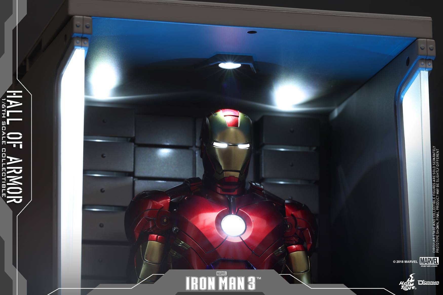 Hot Toys DS001C IRON MAN 2 - HALL OF ARMOR (Set of 7)