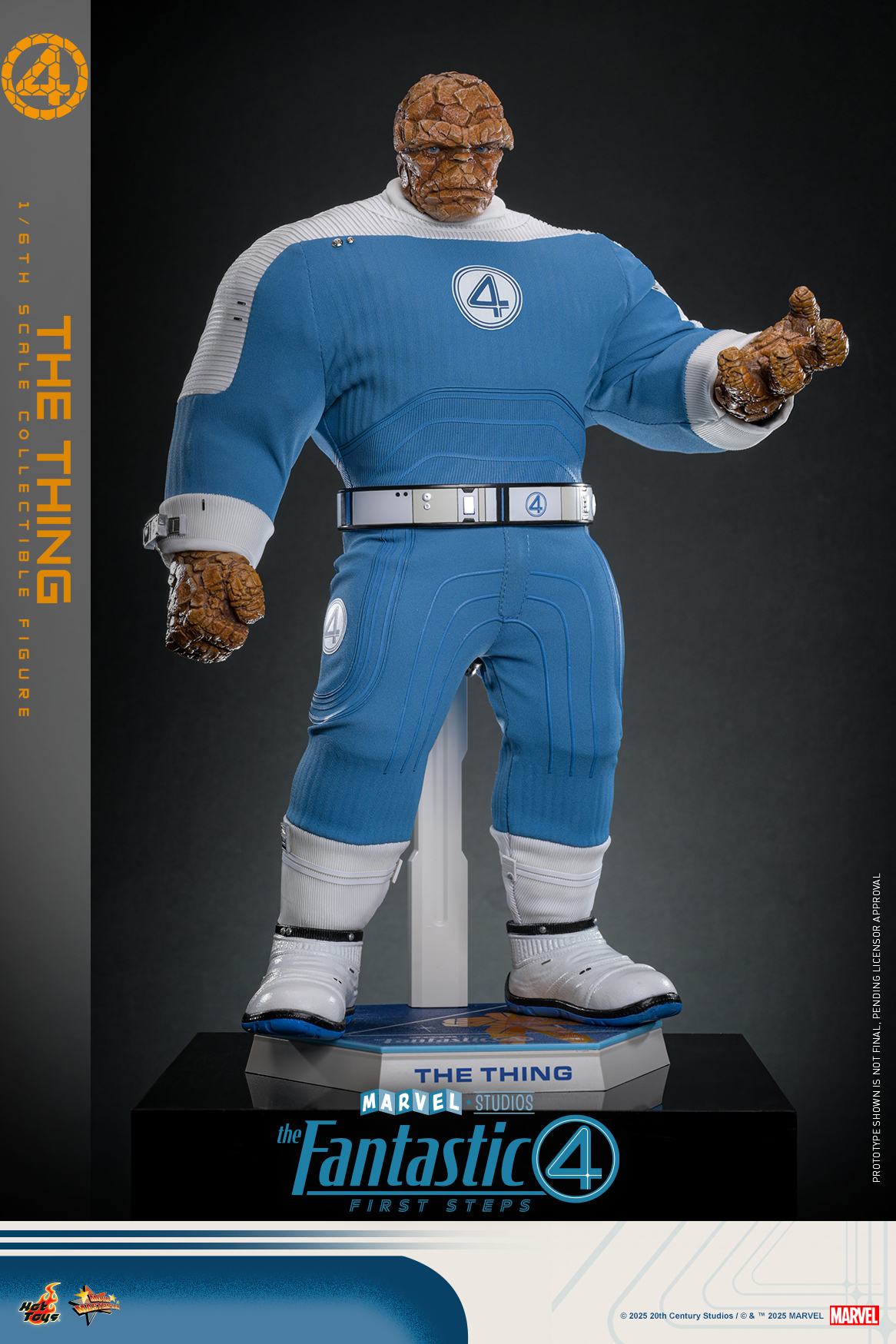 25/08/2568 Hot Toys MMS813 The Fantastic Four: First Steps - The Thing