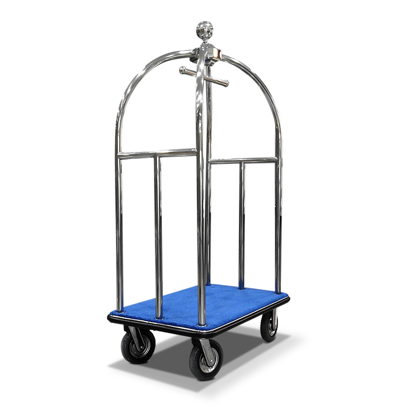 Stainless Luggage Trolley Style Bird cage (S) 0607-018