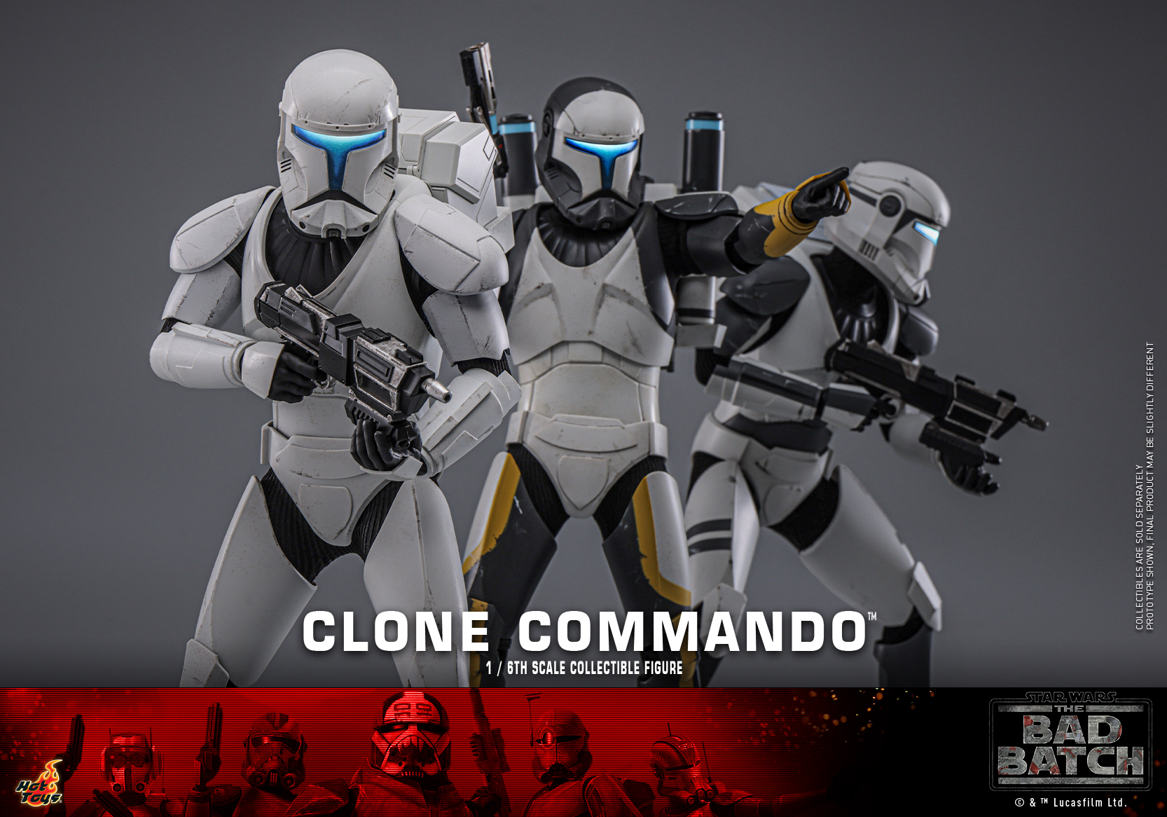 Hot Toys TMS131 Star Wars: The Bad Batch - Clone Commando