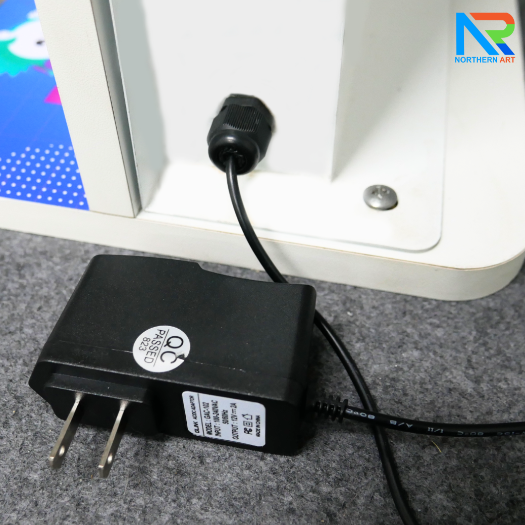 เกมส์วงล้อไฟฟ้าตั้งโต๊ะ แบบปุ่มกดแรนดอม ไฟวิ่งวนพร้อมเสียง ขนาด (W)58 x (D)25 x (H)65 ซม.