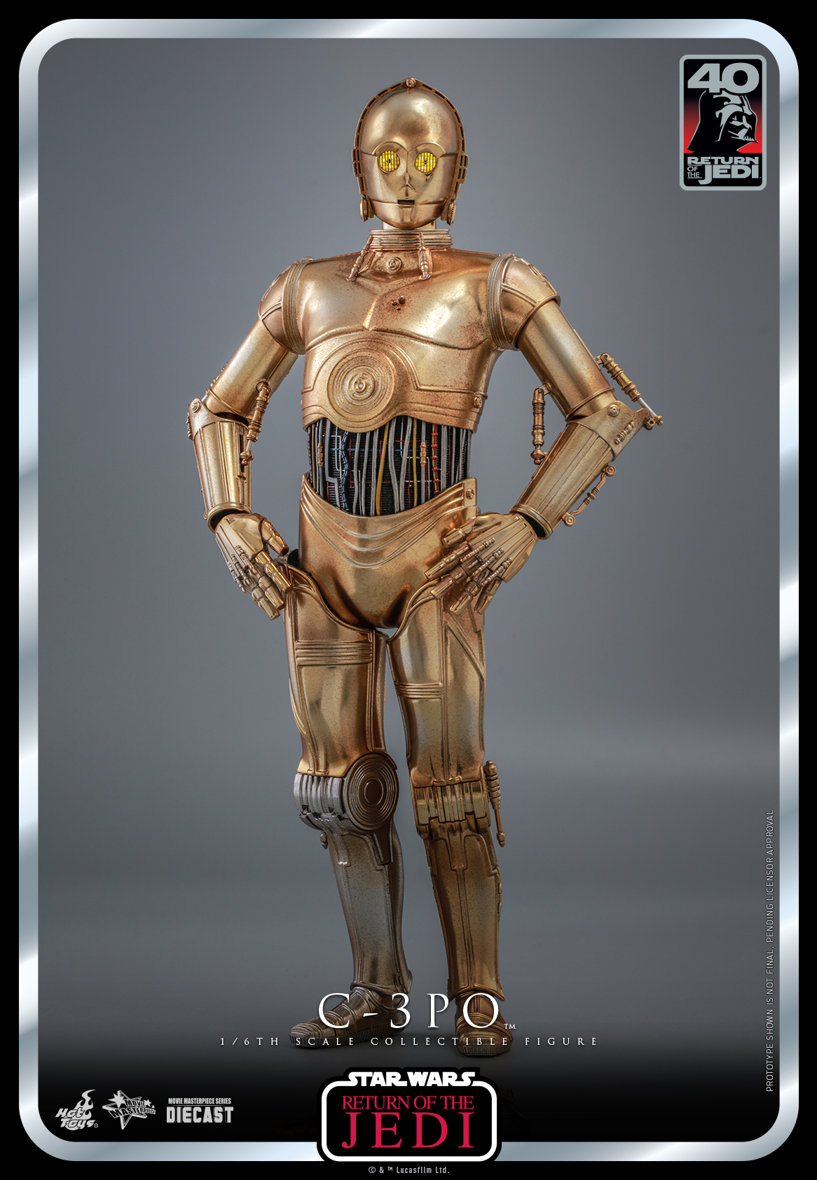Hot Toys MMS701D56 1/6 Star Wars Episode VI: Return of the Jedi™ - C-3PO™