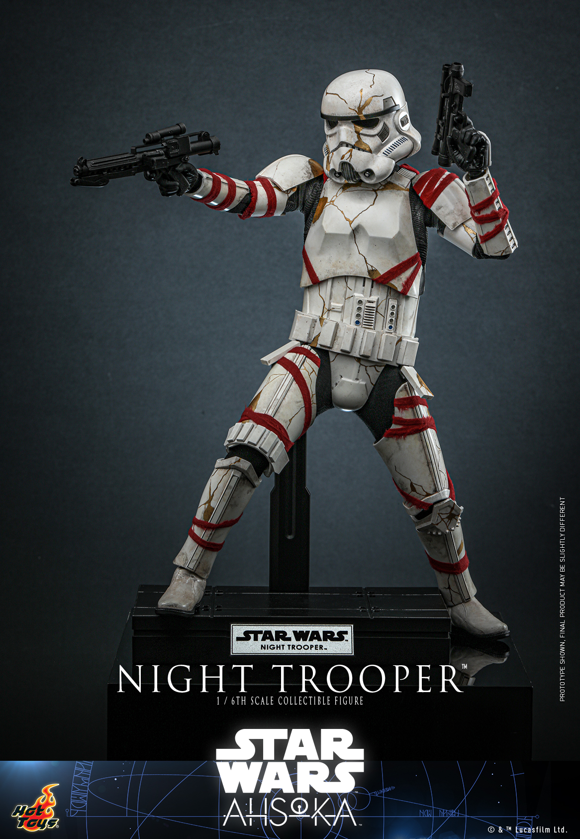 Hot Toys TMS121 1/6 Star Wars: Ahsoka™ - Night Trooper™