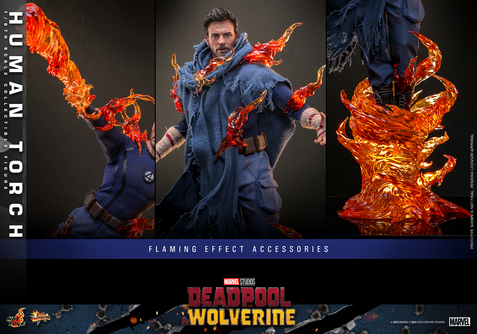 Hot Toys MMS789 Deadpool & Wolverine - Human Torch