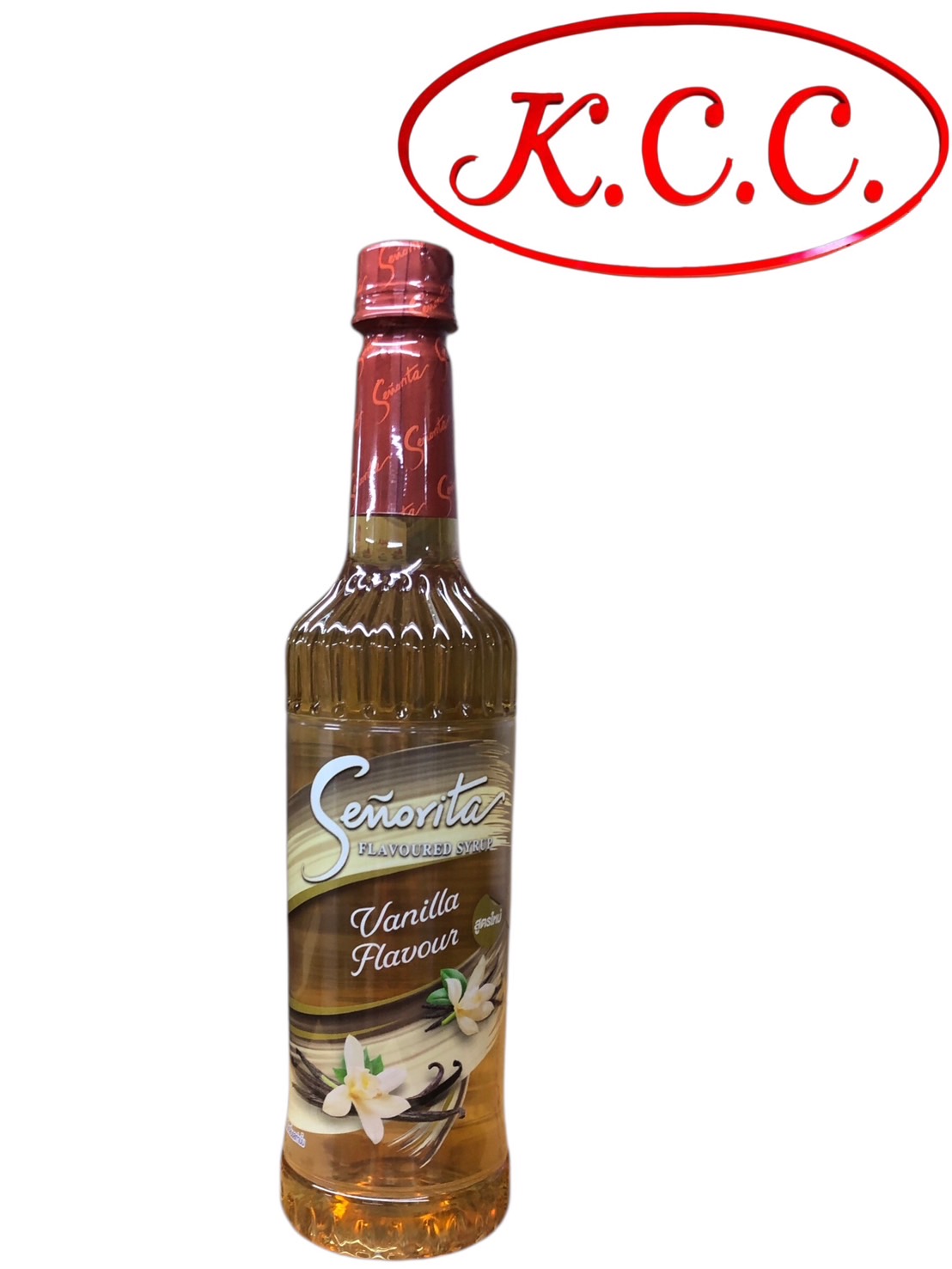 น้ำเชื่อมกลิ่น วานิลลา 750ml. ตราเซนญอริตา