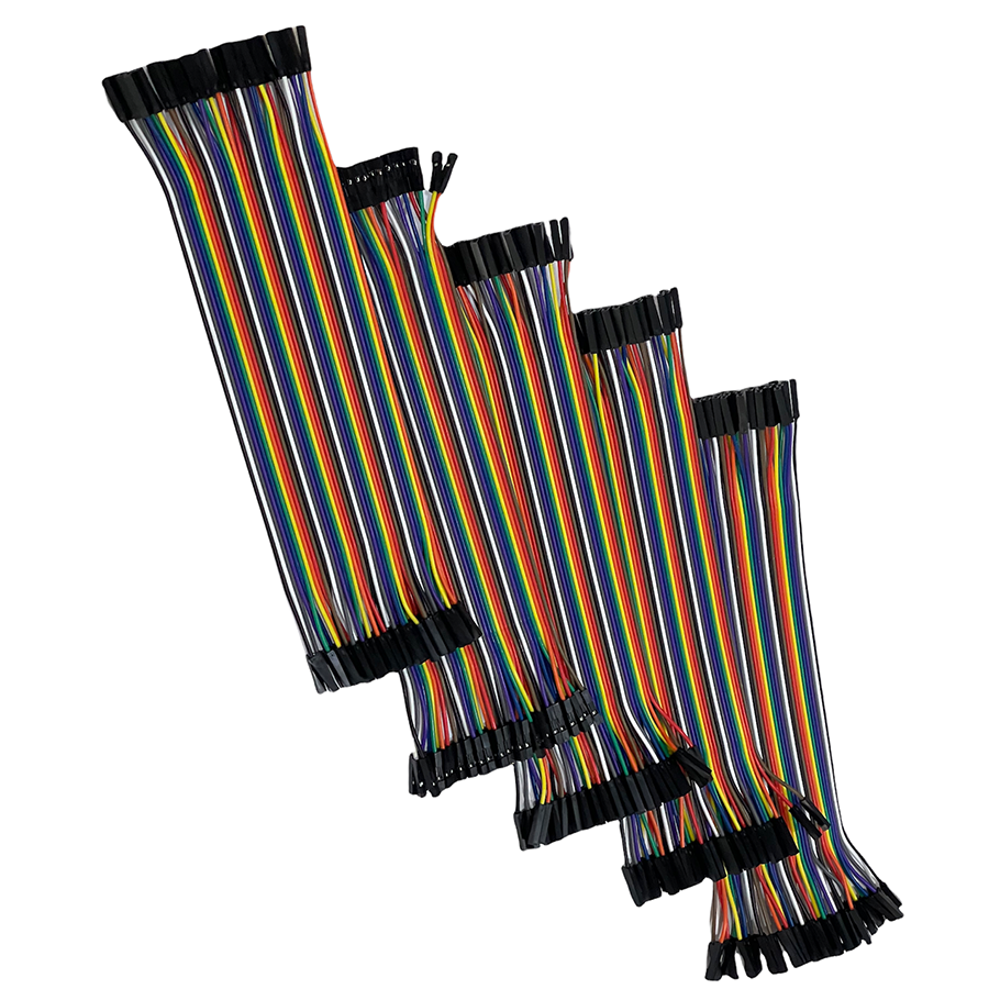 สาย jumper ยาว 20 ซม. เข้าหัวสาย ตัวเมีย และ ตัวเมีย ใช้สำหรับ เชื่อมต่ออปุกรณ์ ต่างๆไม่ว่าจะเป็น Arduino / Module / Sensor เป็นต้น สำเนา