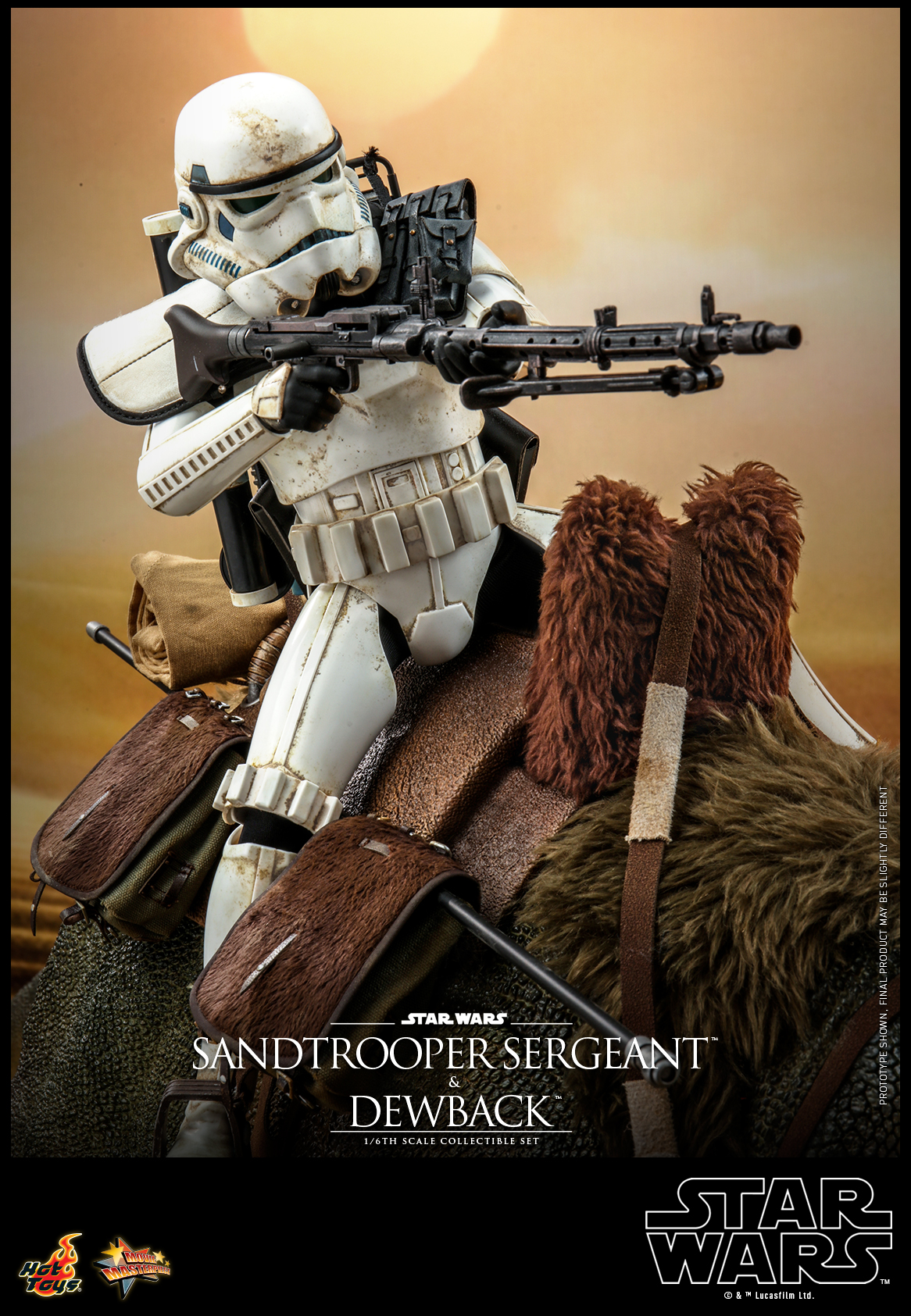 Hot Toys MMS722 1/6 Star Wars Episode IV: A New Hope™ - Sandtrooper Sergeant™ & Dewback™