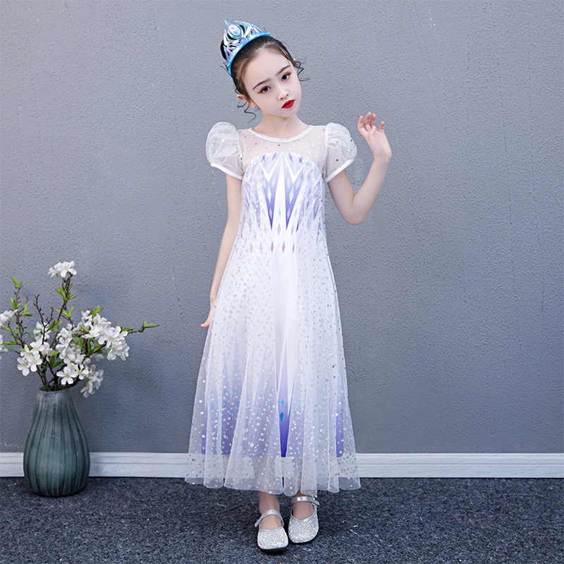 ชุดเจ้าหญิงเอลซ่า ภาค 2 Snow Queen รุ่นแขนตุ๊กตา
