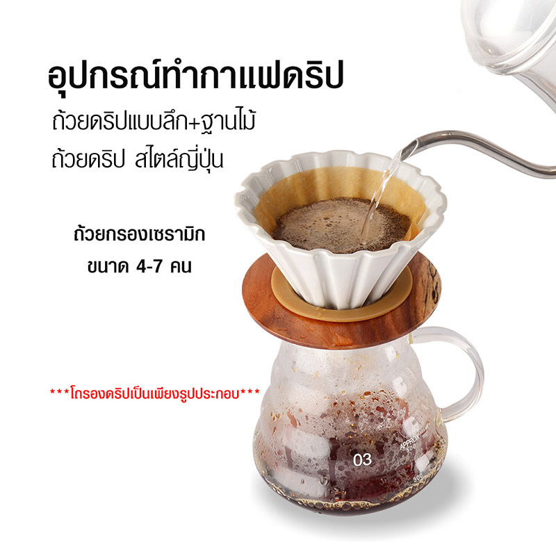 Deep dripper pro 4-7 cups (WHITE)