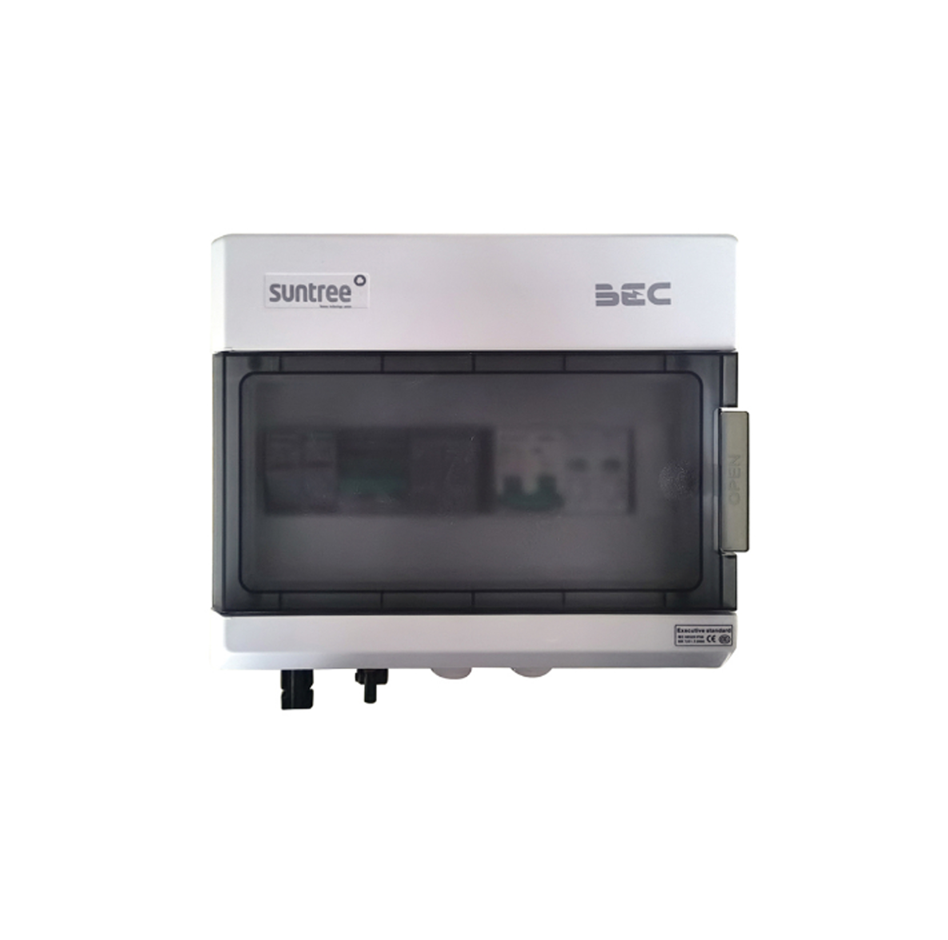 Suntree รุ่นพิเศษ ตู้คอมบายเนอร์ สีเทา Without AC Isolator รุ่น SHLX-PV1/1 AC DC Combiner for 1.5/3/5KW