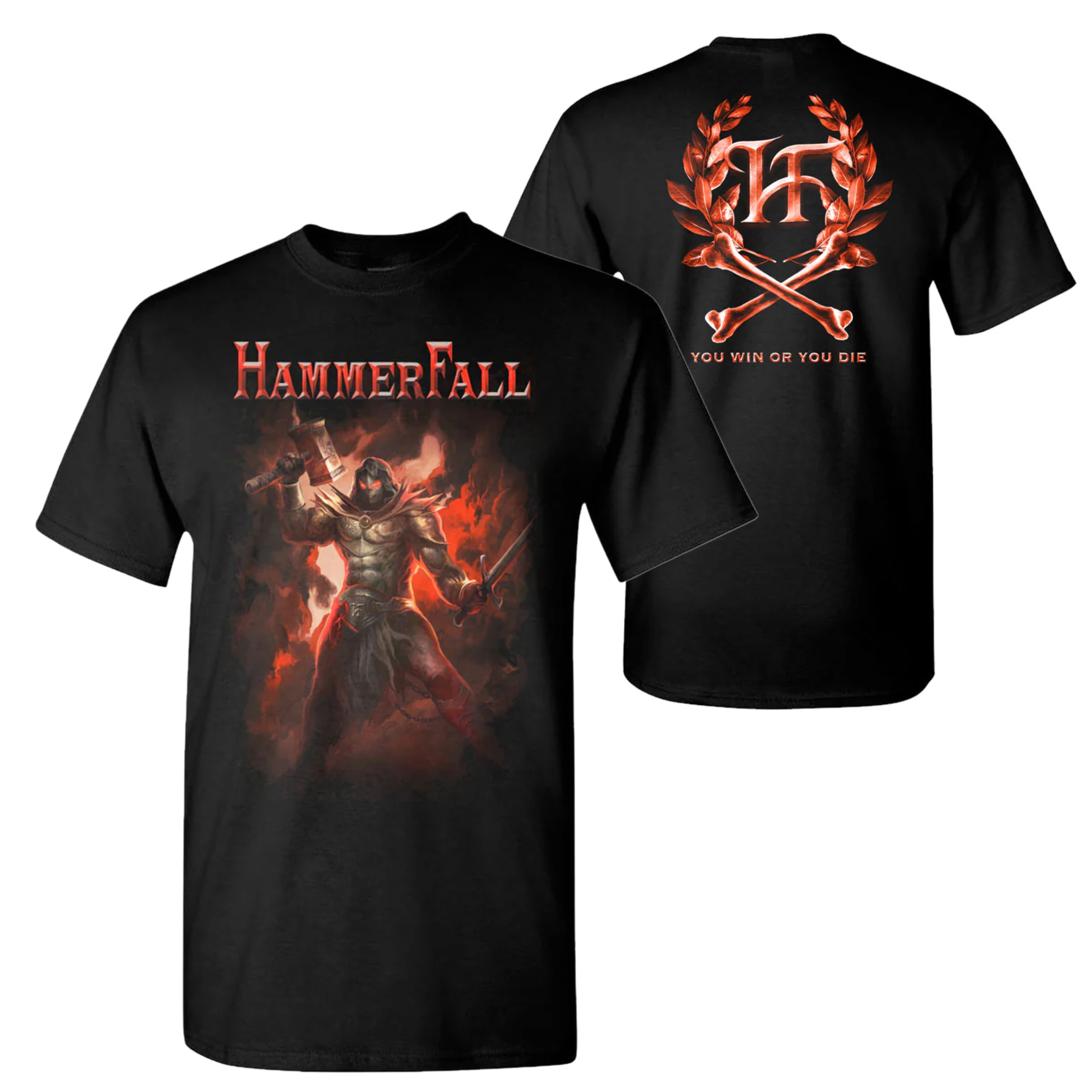 🇺🇸[PREORDER] เสื้อวง HAMMERFALL T-SHIRT รวมลายสุดฮิต ลิขสิทธิ์แท้จาก USA