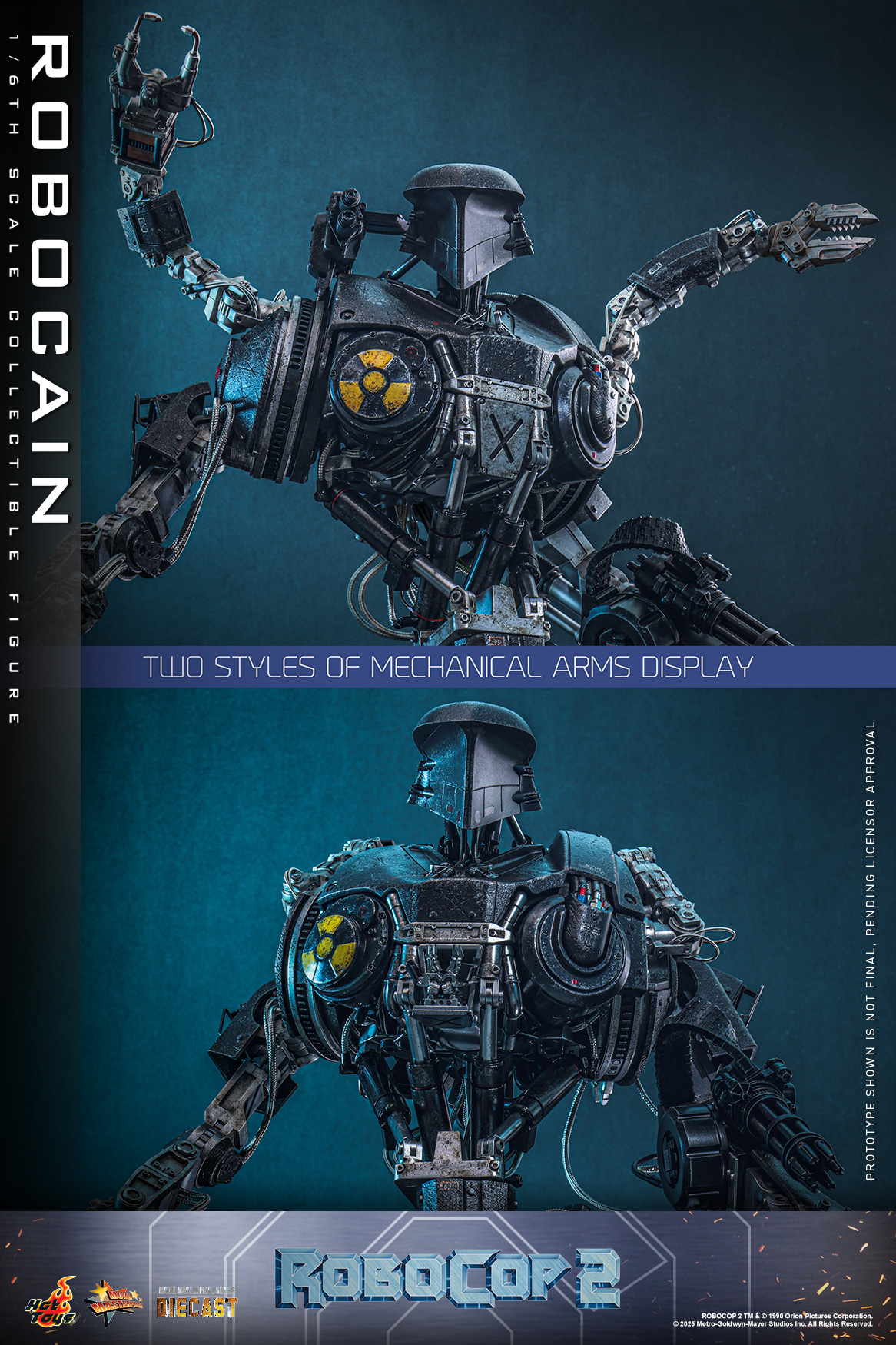 25/08/2568 Hot Toys MMS828D75 RoboCop 2 - RoboCain