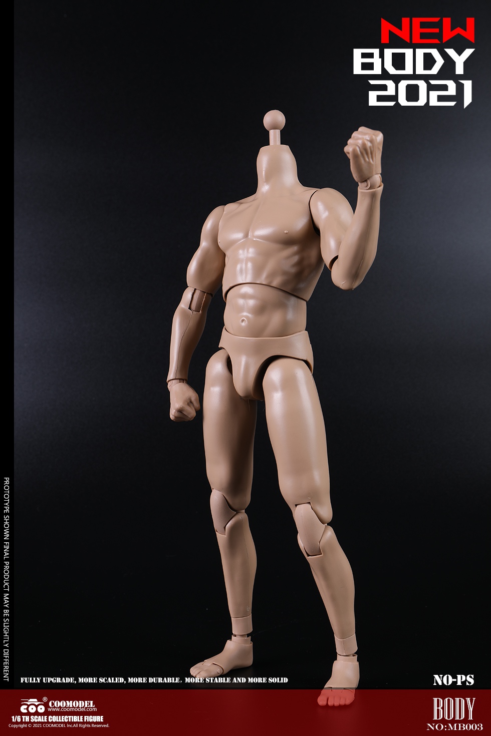 COOMODEL MB001-4 1/6 NEW TYPE MALE BODY