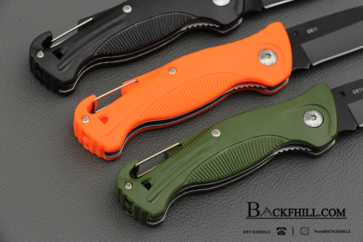 มีดพับ Ganzo กานโซ่ รุ่น G611 - OR / 420 Steel / ของแท้ 100%