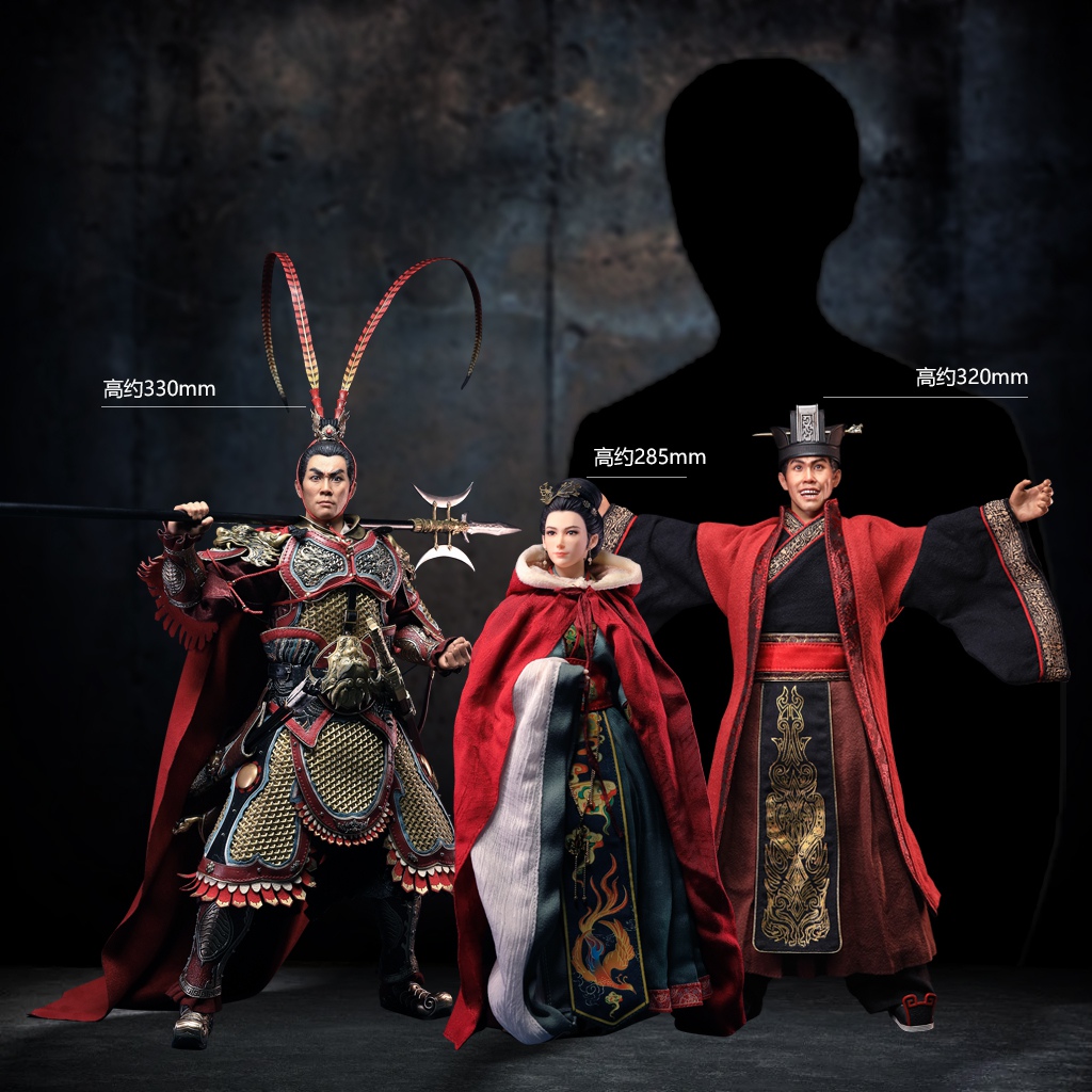 303TOYS MP033 1/6 THREE KINGDOMS - LV BU, FENGXIAN & DIAO CHAN (THREE FIGURE ULTIMATE VERSION)