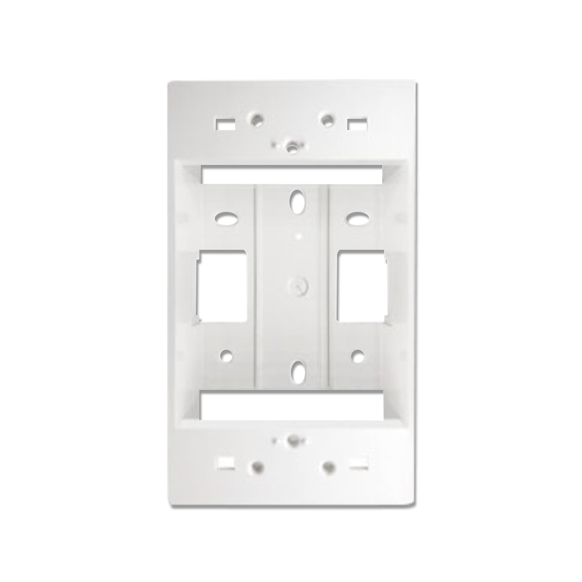 NANO กล่องลอยขอบเหลี่ยม (แบบหนา) ขนาด 2x4x1.5" สีขาว รุ่น NANO-403-1T (50 ชิ้น/กล่อง)