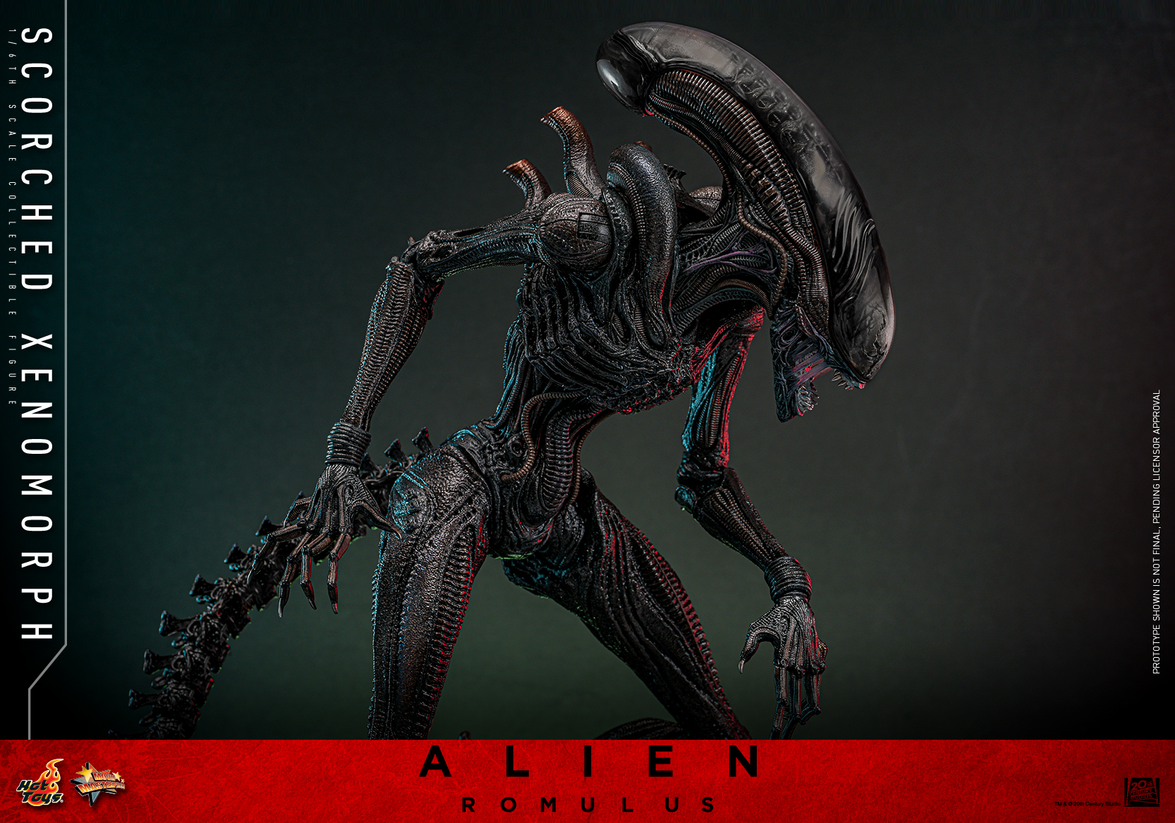 Hot Toys MMS784 Alien: Romulus - Scorched Xenomorph