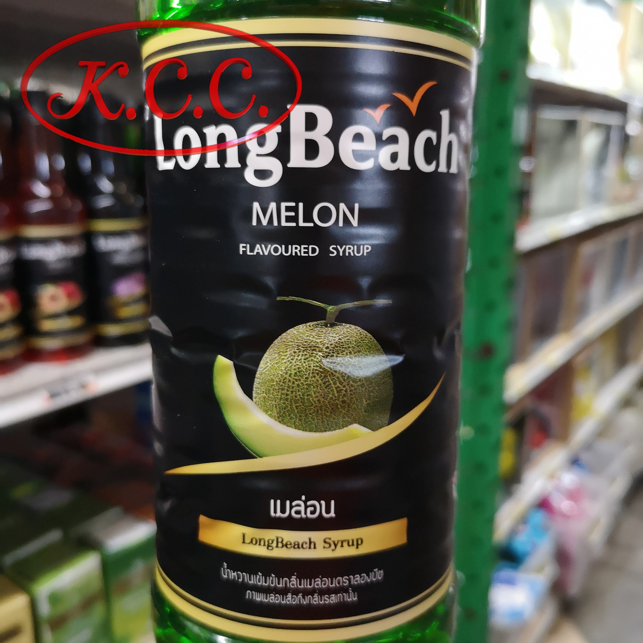ลองบีช น้ำหวานกลิ่น เมล่อน LongBeach Melon740 ml.