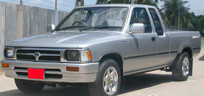 หน้ากระจัง/กระจังหน้า/หน้ากาก Toyota Mighty-X 1989/1990/1991/1992/1993/1994 (MTX/ไมตี้เอ็ก)(พร้อมขอบไฟ1คู่) - BangplusOnline