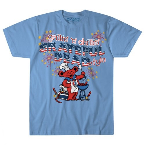 🇺🇸[PREORDER] เสื้อวง GRATEFUL DEAD T-SHIRT รวมลายสุดฮิต ลิขสิทธิ์แท้ LIQUID BLUE จาก USA