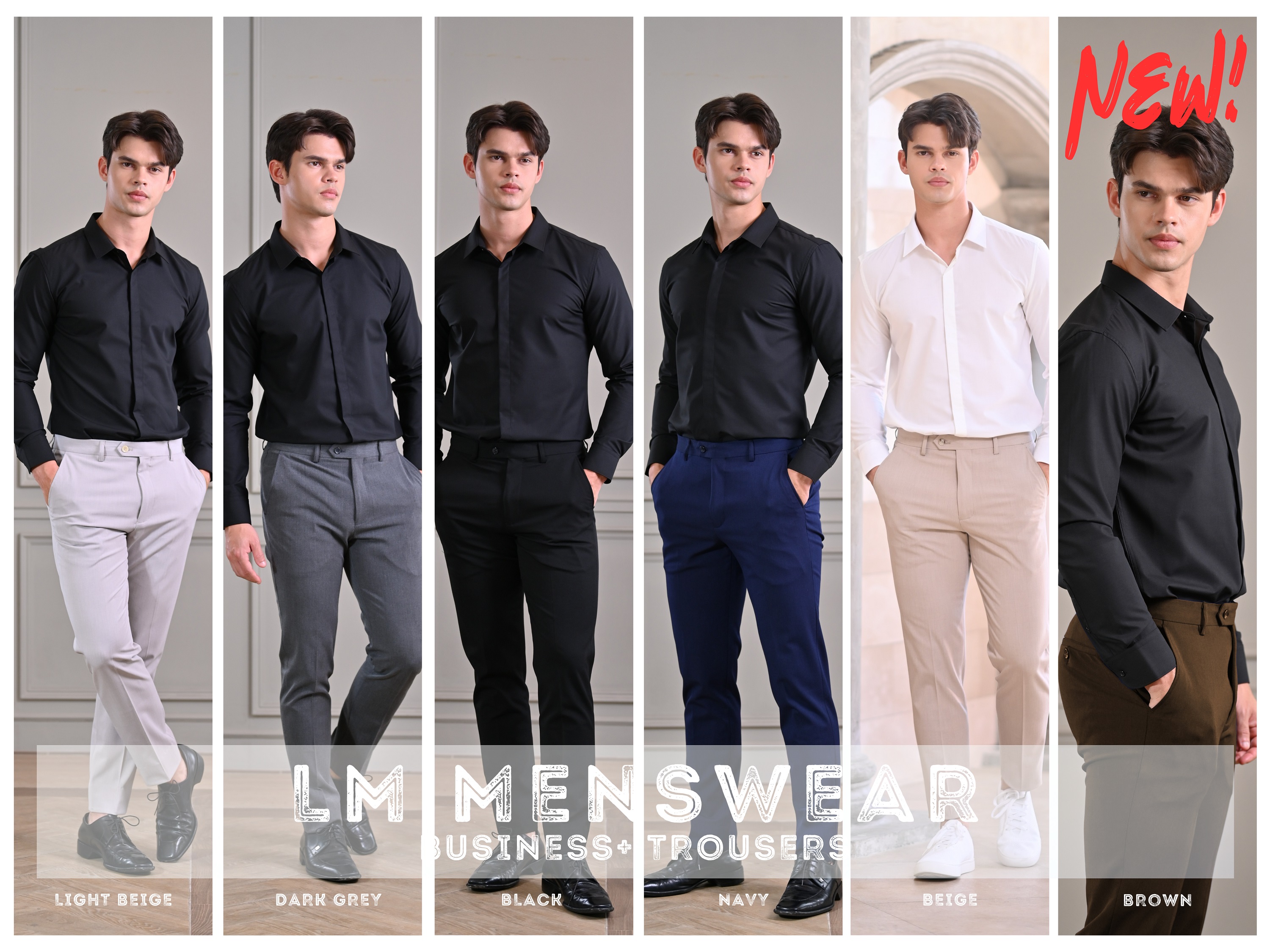 Business Trousers กางเกงสแลค ทรงกระบอกเล็ก