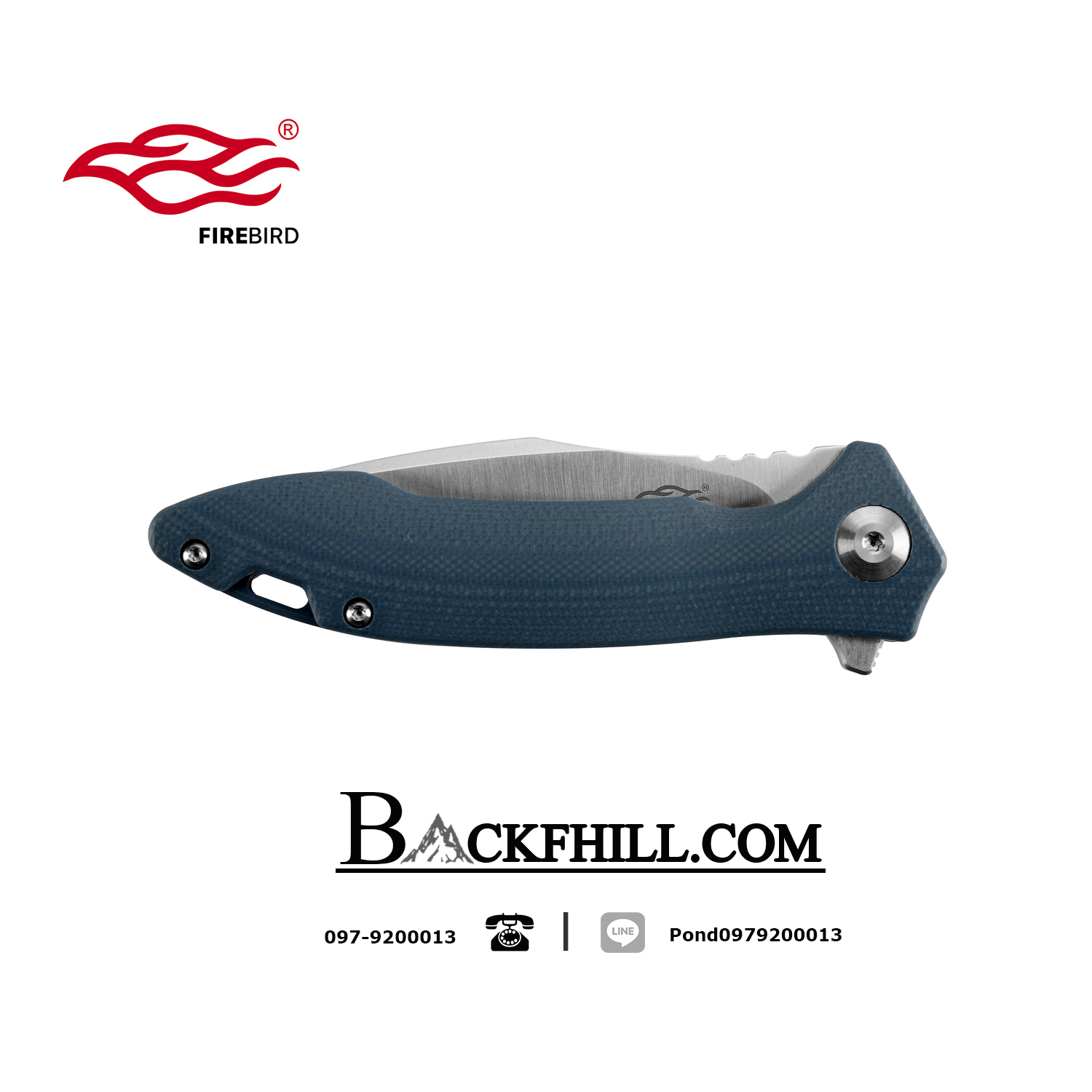 มีดพับ Ganzo กานโซ่ รุ่น FH51-GY / D2 Steel / ของแท้ 100%