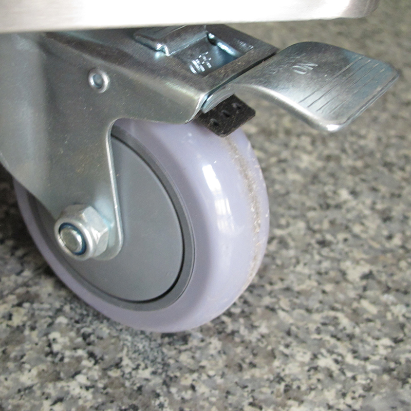 รถเข็นเครื่องดื่ม 3 ชั้น มีที่จับเข็น 1 ด้าน 1401-006