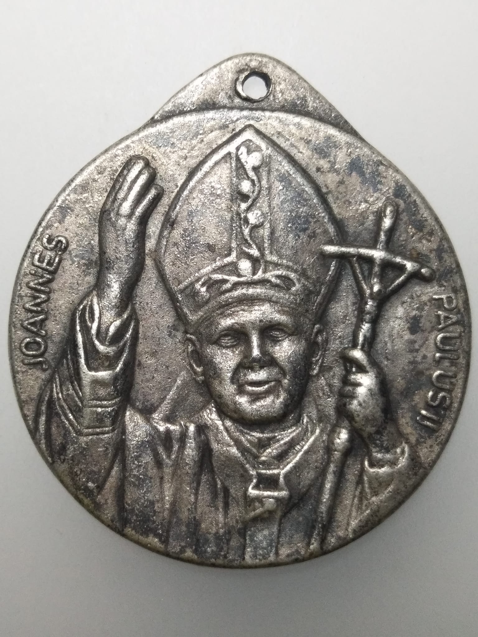 E313 เหรียญJOANNES PAULUS II ROMA ITTALY เหรียญสมเด็จพระสันตะปาปา joann es paulus ii pont max ปี 1984