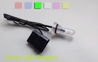 Stoper LED, จุกปิดรูแทงค์ ขนาด 1/4" *Green