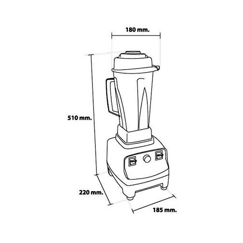 เครื่องปั่นน้ำผลไม้ เครื่องปั่นสมูทตี้ ไอมิกซ์ iMix heavey duty 1800W