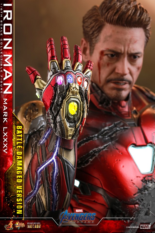 Hot Toys MMS543D33 Avengers: Endgame - Iron Man Mark LXXXV (Battle Damaged Version)