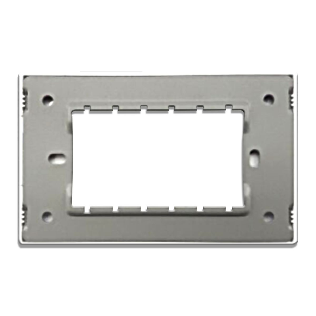 NANO แผงหน้ากากขอบเหลี่ยม ขนาด 3 ช่อง Urban series สีขาว รุ่น UR-C03W (25 ชิ้น/กล่อง)