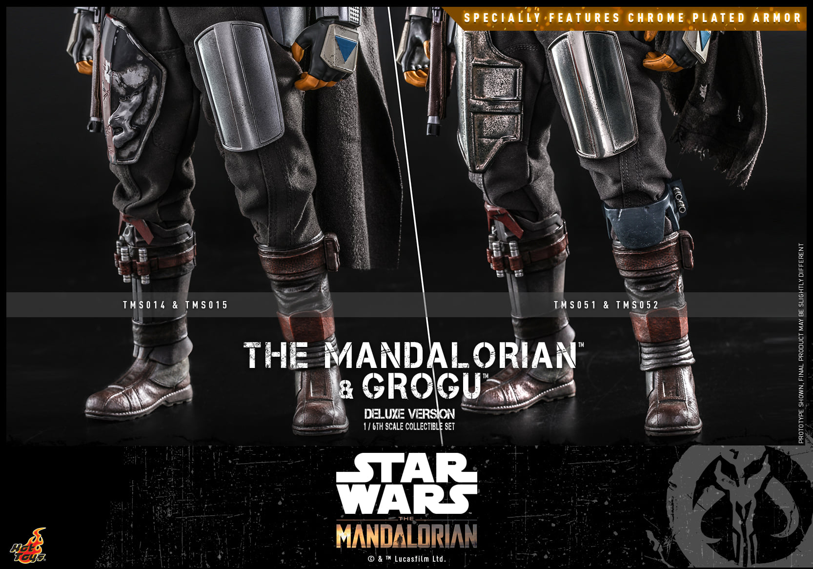 Hot Toys TMS052 1/6 Star Wars: The Mandalorian™ - The Mandalorian™ and Grogu™ (Deluxe Version)