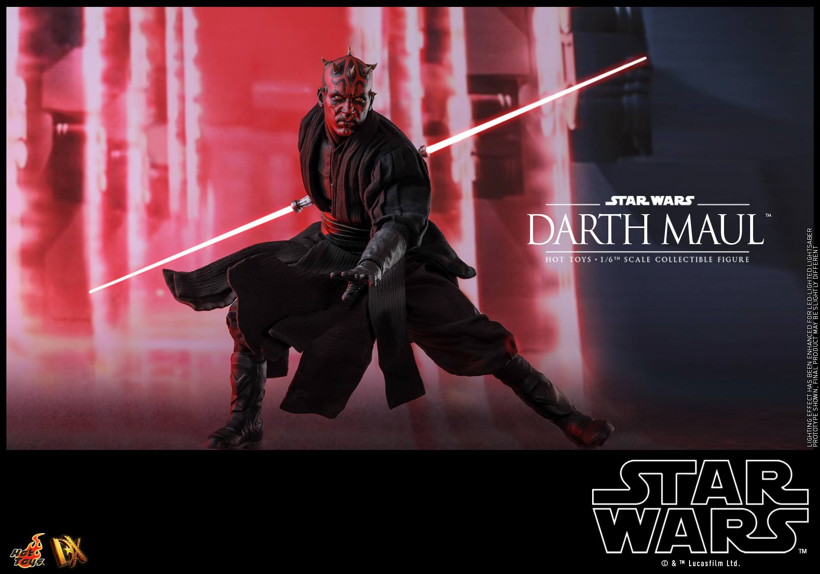Hot Toys DX16 STAR WARS EPISODE I: THE PHANTOM MENACE - DARTH MAUL (Special Edition)