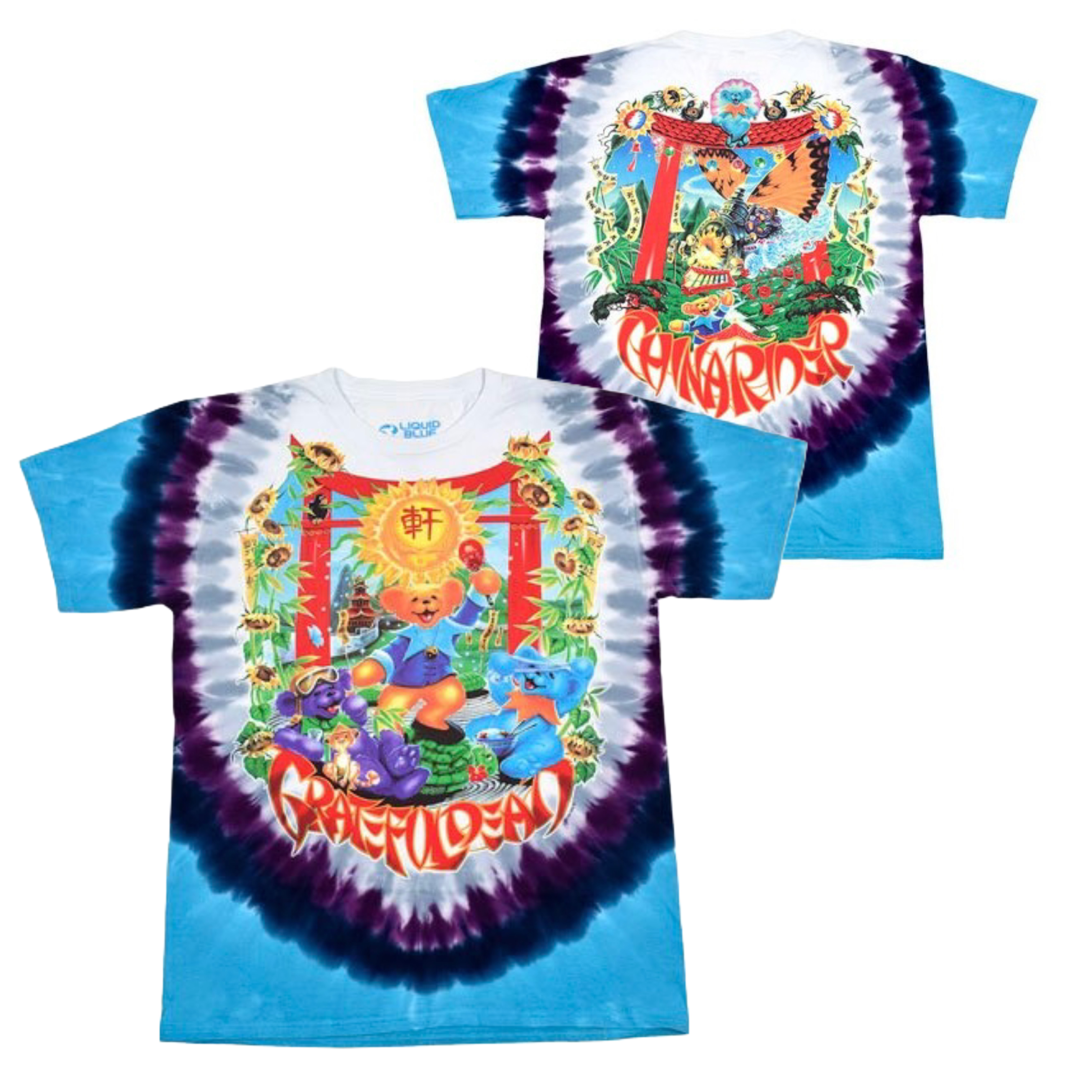 🇺🇸[PREORDER] เสื้อวง GRATEFUL DEAD T-SHIRT รวมลายสุดฮิต ลิขสิทธิ์แท้ LIQUID BLUE จาก USA